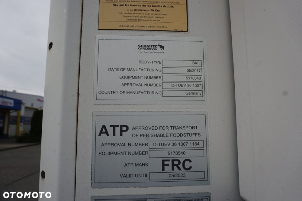 Schmitz Cargobull CHŁODNIA MULTITEMPERATURA * Carrier Vector 1950 * 2017 - 23