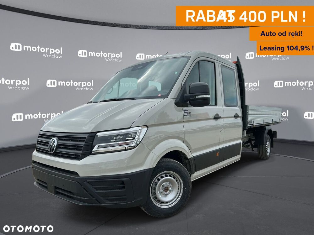 Volkswagen Crafter 35 WYWROTKA/ 7 os./Podw. Kabina L4, 2.0BiTDI 163 KM, r.o. 4490 mm - 2