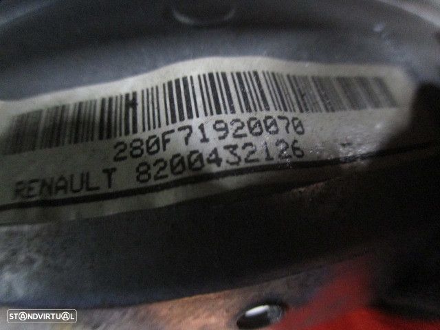 Kit Airbags 8200616025A 8200432126 8200375763A 0285001537  RENAULT CLIO 2 2007 1.5DCI 65CV 3P BRANCO PRETO Danificado - 10