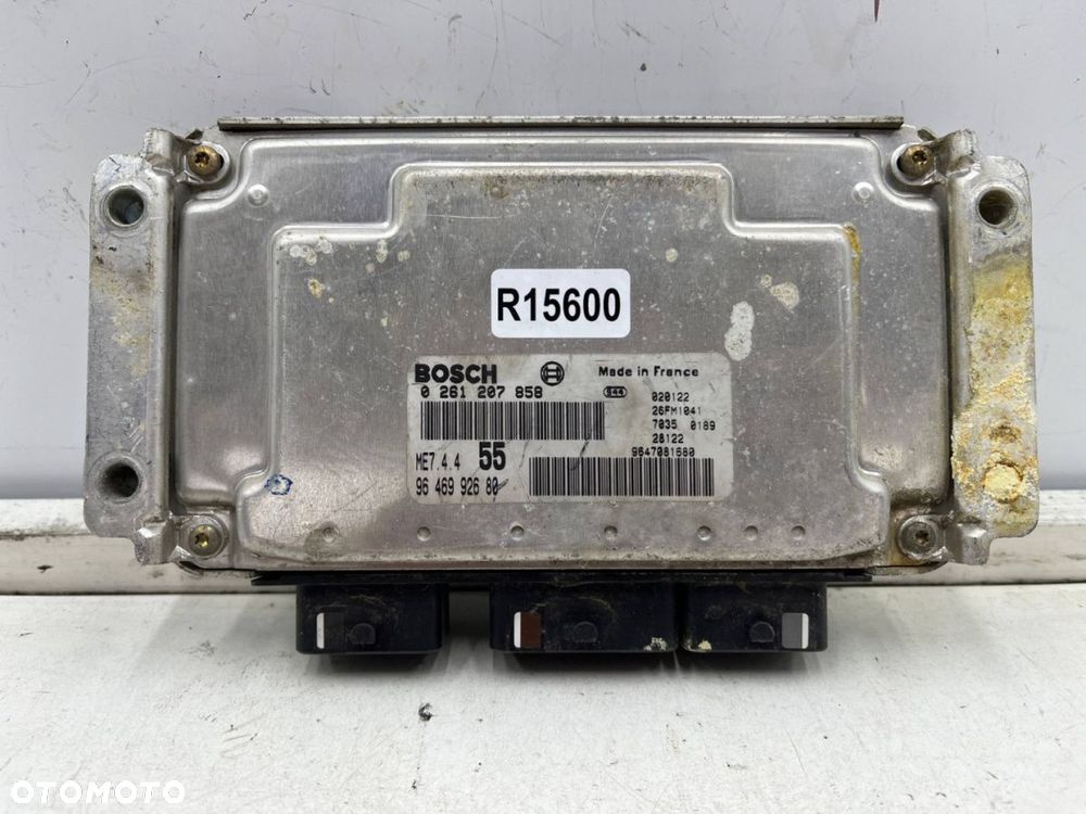 Komputer silnika Citroen C3 I 02-09r. 1.6 16v Benzyna moduł sterownik ECU 0261207858 9646992680 - 1