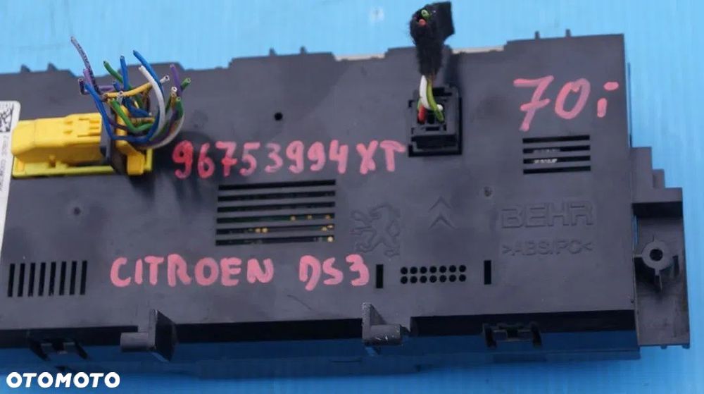 Panel klimatyzacji 96753994XT Citroen DS3 C3 - 2