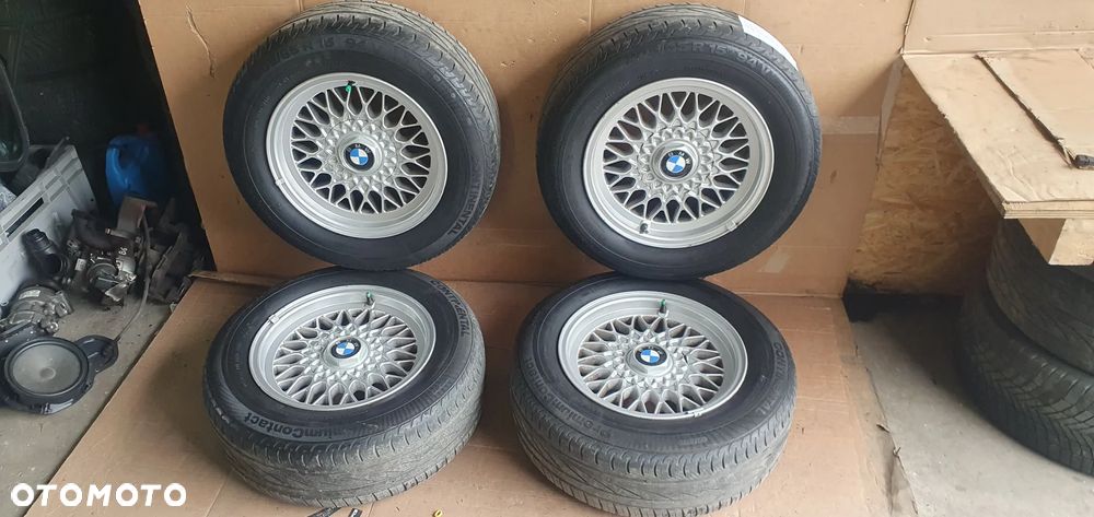 Alufelgi z oponami alusy BBS Oryginał 5x120 R15 7J ET20 205/65 R15 BMW E24 E32 E34 1179774 - 1