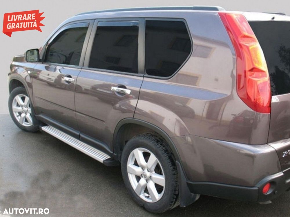 Praguri Trepte Laterale cu Placi de Protectie Nissan X-Trail II T31 Non Facelift (- livrare gratuita - 14