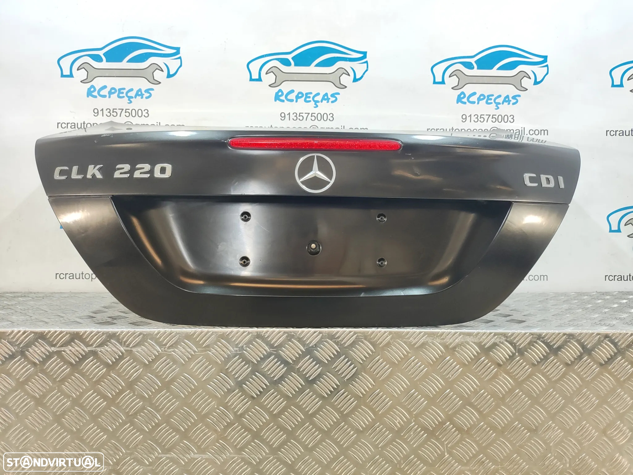 PORTA TAMPA MALA MERCEDES BENZ CLASS CLK W209 A2097500275 FECHO PUXADOR LUZ 3º STOP - 7