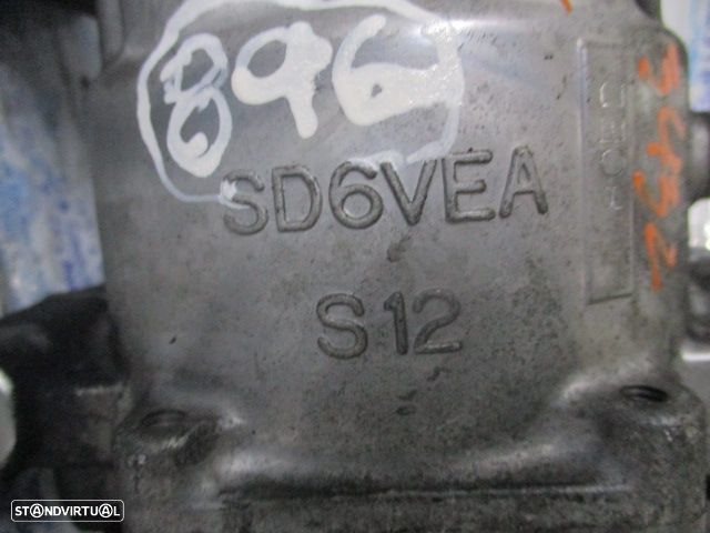Compressor AC SD6V12 SD6VEA PEUGEOT 307 SW 2003 1.4HDI 70CV 5P CINZENTO DIESEL SANDEN PEUGEOT 307 SW 2002 1.4HDI 70CV 5P AZUL DIESEL SANDEN - 5