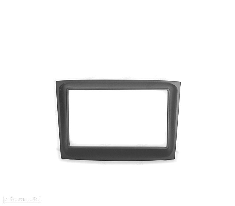 MOLDURA ADAPTADOR PRETO PARA RADIO 2-DIN PARA FIAT DOBLO 2015+ - 1