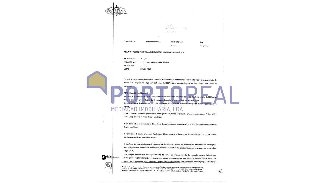 Terreno p/ construção em Serzedo - Gaia - Grande imagem: 3/10