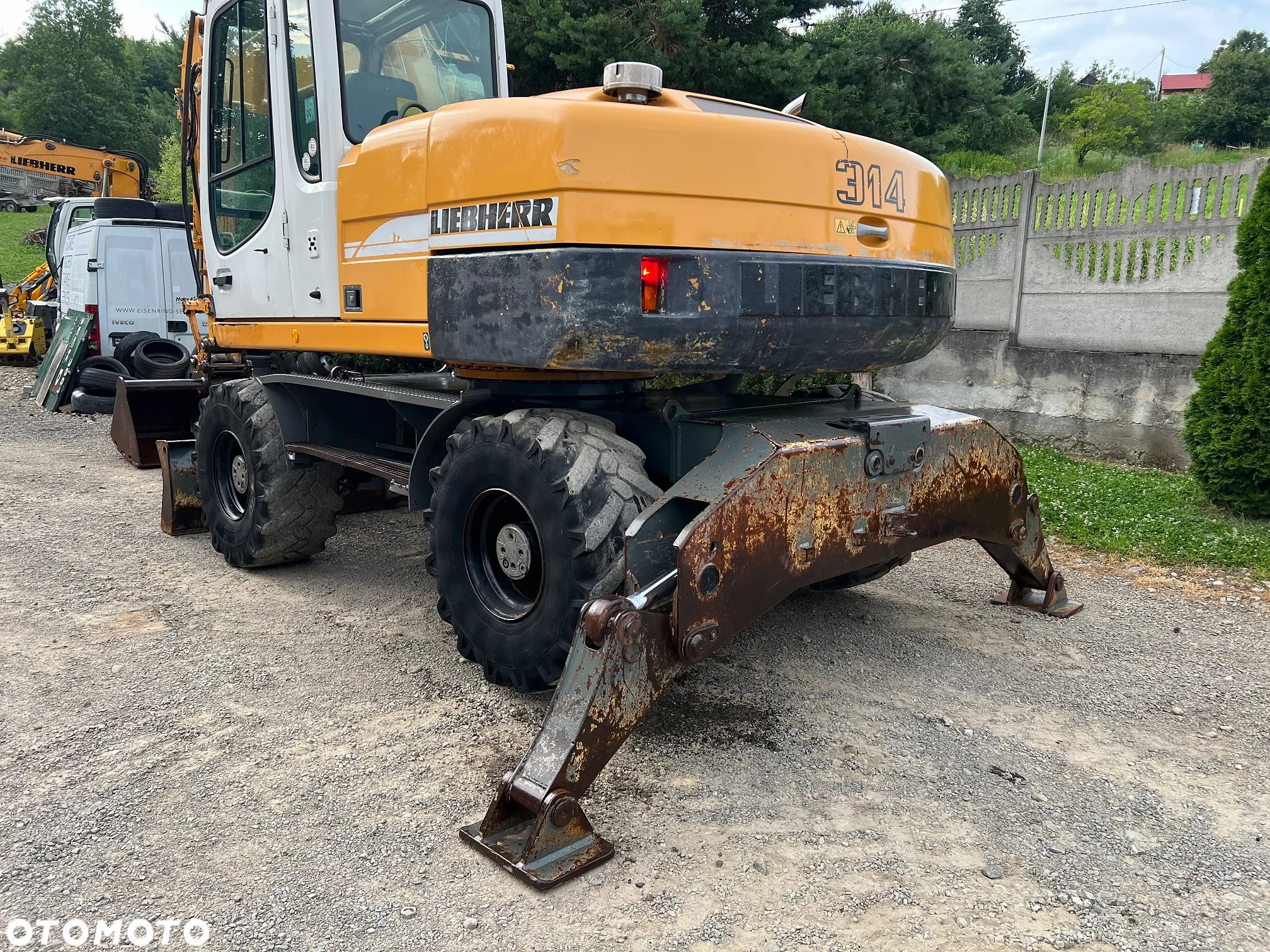 Liebherr A314 LITRONIC Koparka Kołowa 16 Ton 2 Łyżki Pług Podpory - 17