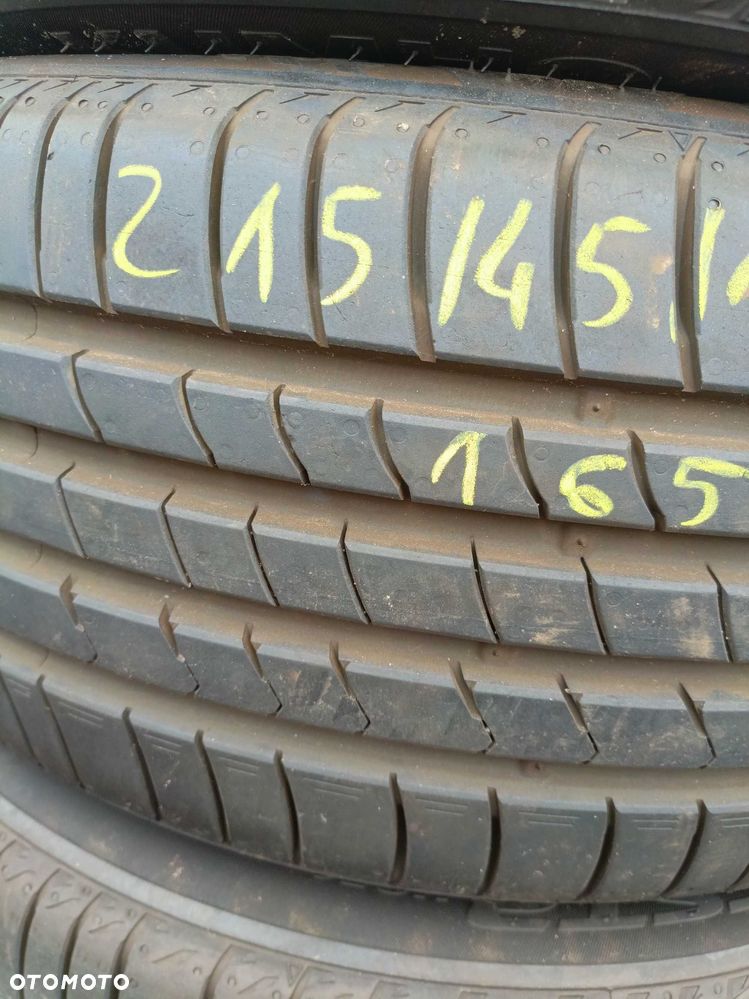 opony letnie 215/45/16 KUMHO 4 sztuki jak NOWE - 2