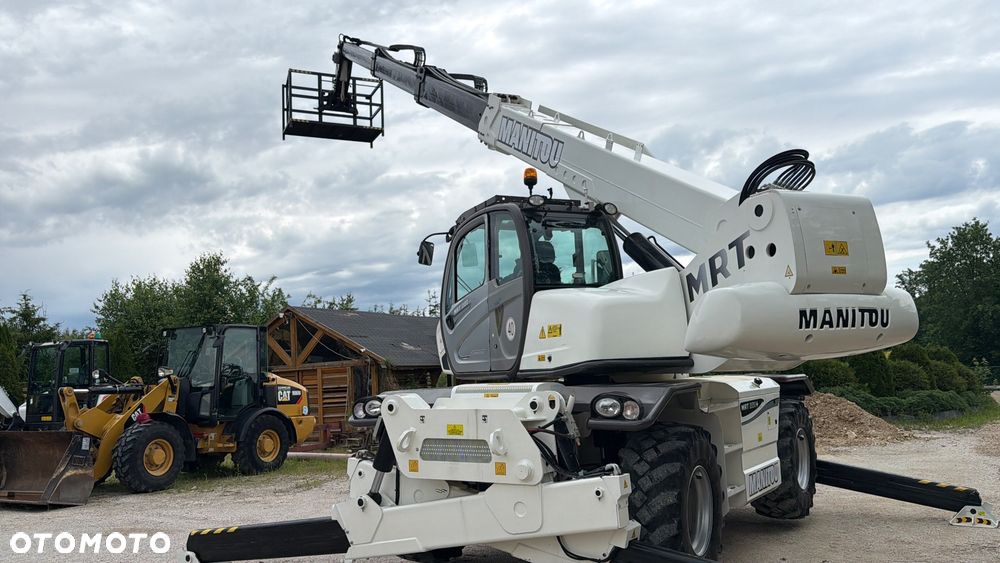 Manitou Ładowarka teleskopowa Manitou Mrt 2150 + Privilage Roto obrotowa 360 Pilot sterowanie radiowe Kosz Widły 2016/17 1840 2550 2540 silnik Mercedes 2150+ Merlo - 10