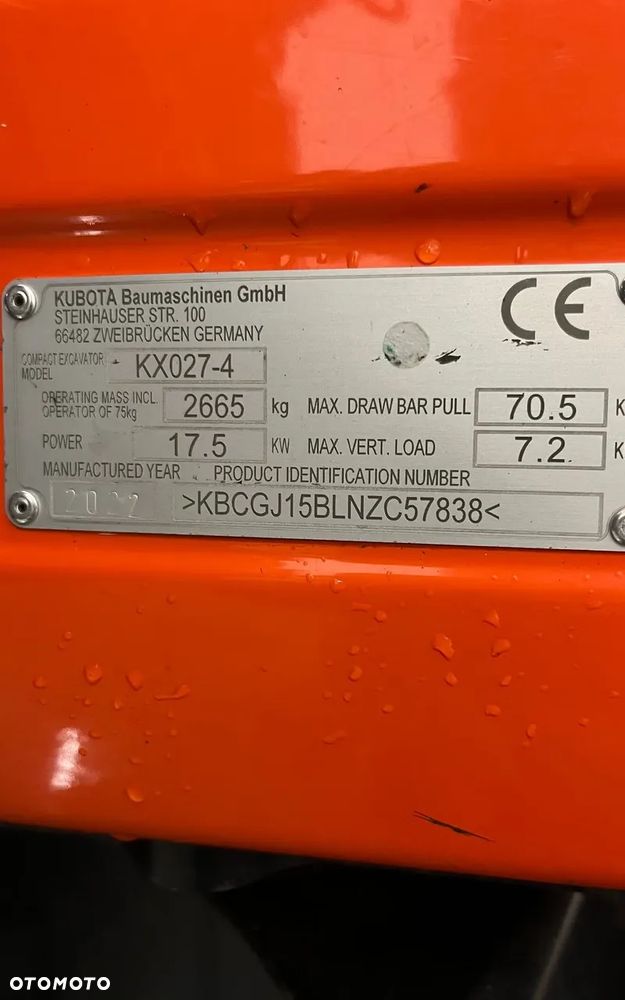 Kubota KX27-4 - 2