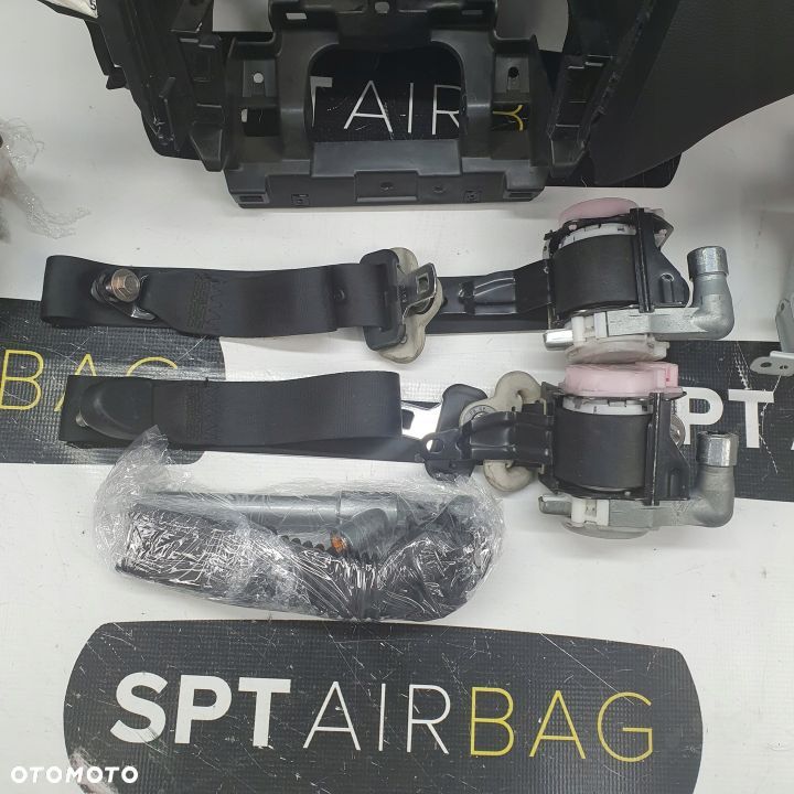 MAZDA 3 DESKA ROZDZIELCZA KONSOLA KOKPIT PULPIT PODUSZKI AIRBAG AIR BAG PASY KIT SET - 6