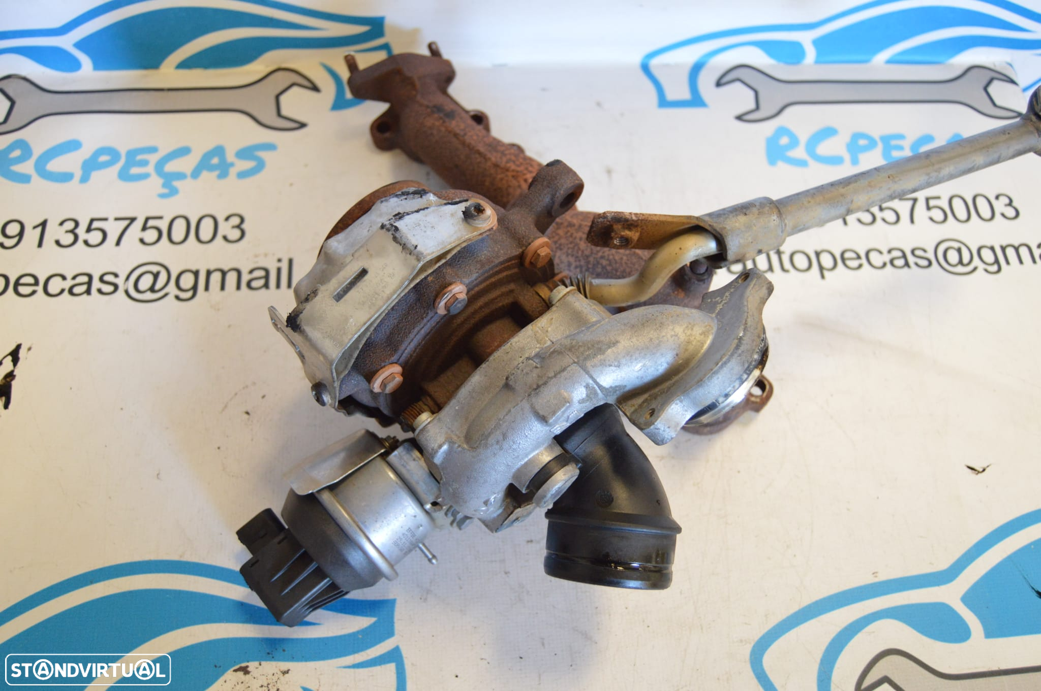 TURBO ORIGINAL 03L253016F 03L253016 50160036 00821 BV43B 0139 VW VOLKSWAGEN PASSAT B6 2.0 TDI 16V 140CV CBA CBAB - 8