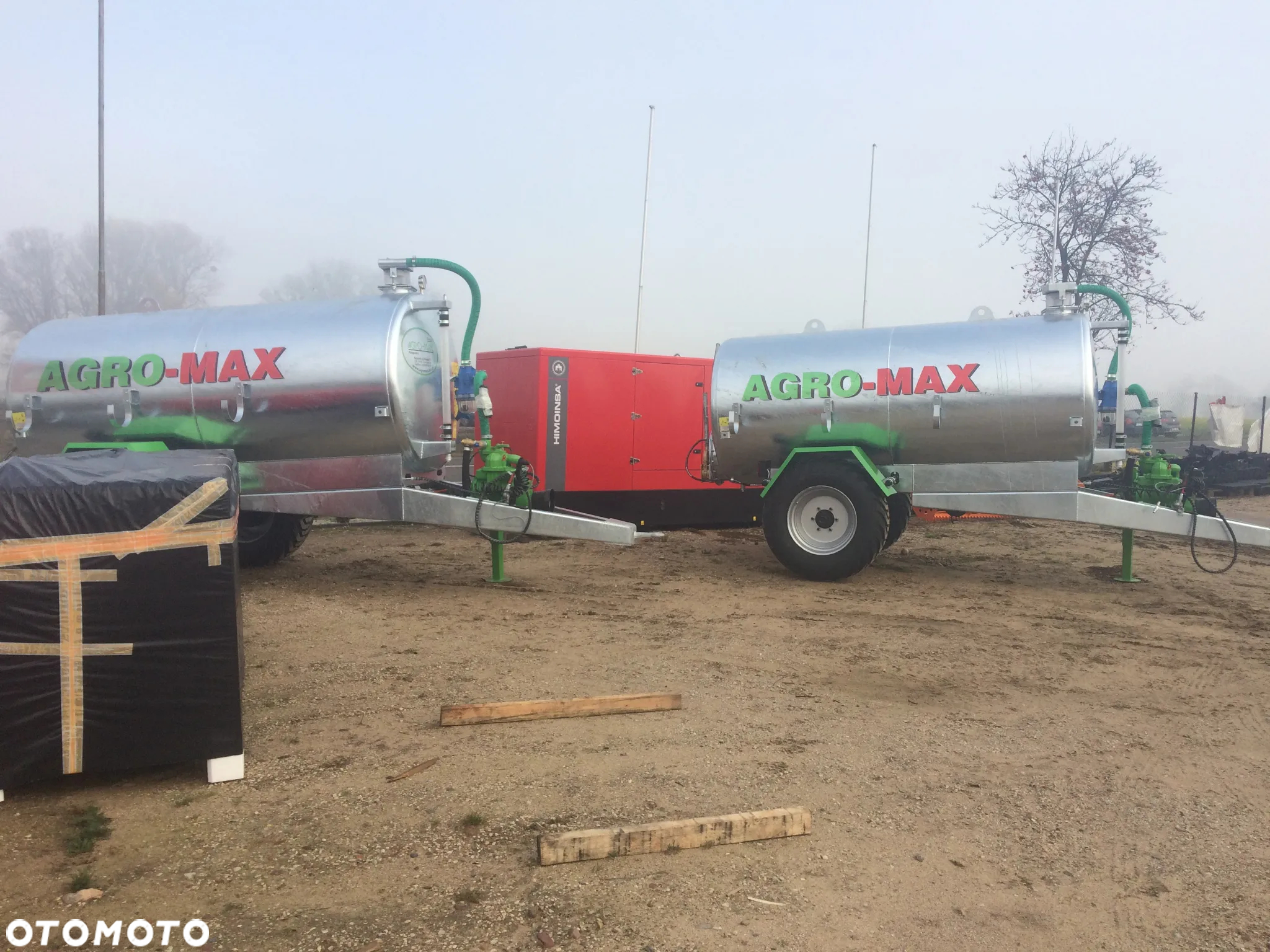 WÓZ ASENIZACYJNY BECZKOWÓZ BECZKA 5000L AGRO-MAX - OD RĘKI - 4