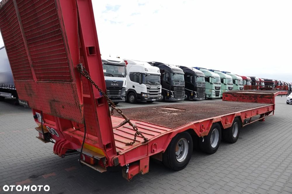 Faymonville VEREM NACZEPA LAWETA NISKOPODWOZIE / NAJAZDY HYDRAULICZNE / 3 OSIOWA / DMC: 34 tony / WAGA: 11 500 kg / - 14