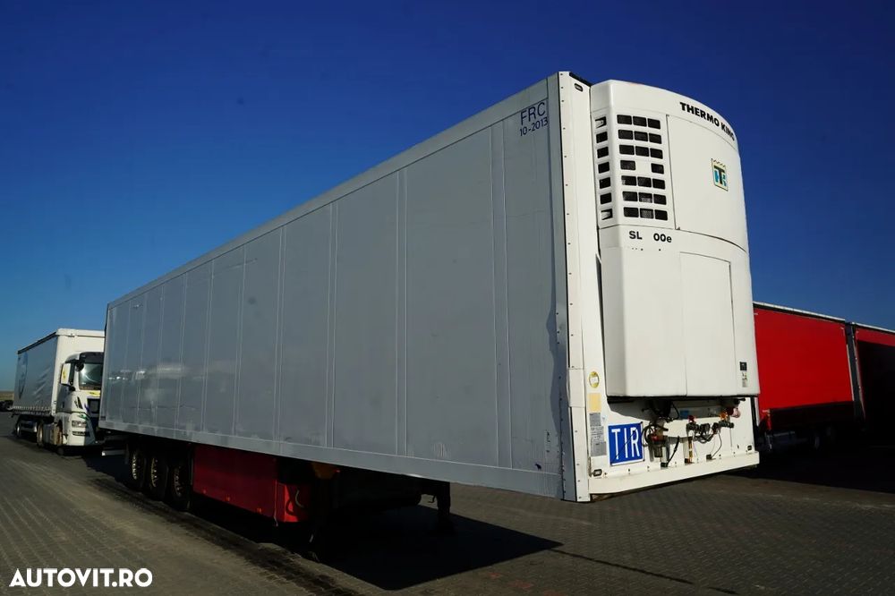 Schmitz Cargobull / REFRIGERAT / THERMO KING SL-400e / AXĂ RIDICATĂ / COȘ PENTRU PALEȚI - 7