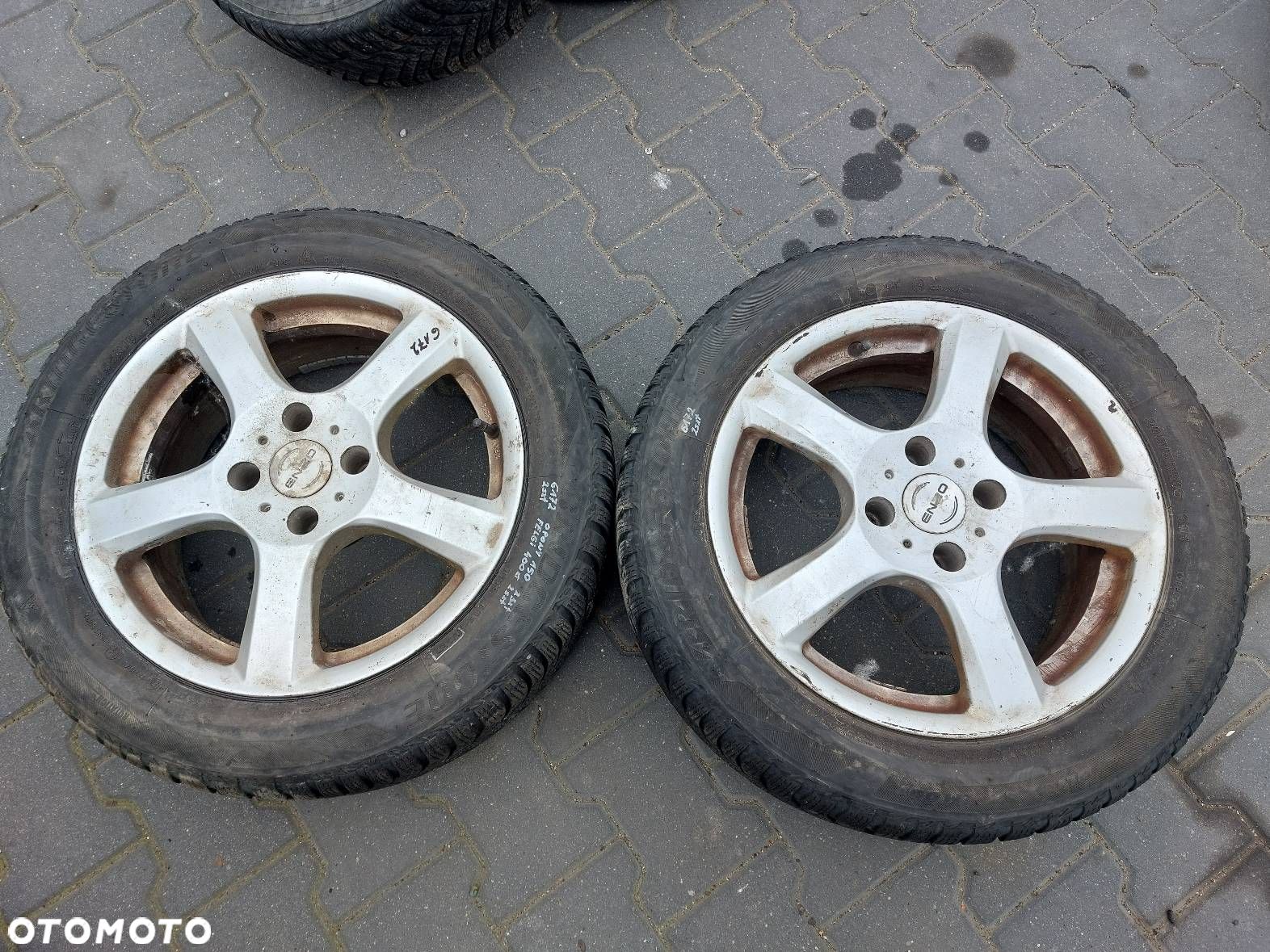 FELGI ALUMINIOWE 2 SZT ENZO 4x108 6,5Jx16 ET25 FI65,1 CITROEN PEUGEOT - 1