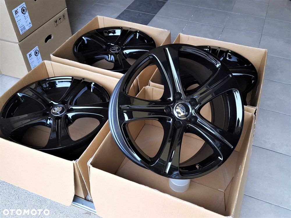 Alufelgi 18 5x112 Skoda Octavia Superb Kodiaq Karoq Enyaq Yeti Czarne ! 861# - 2