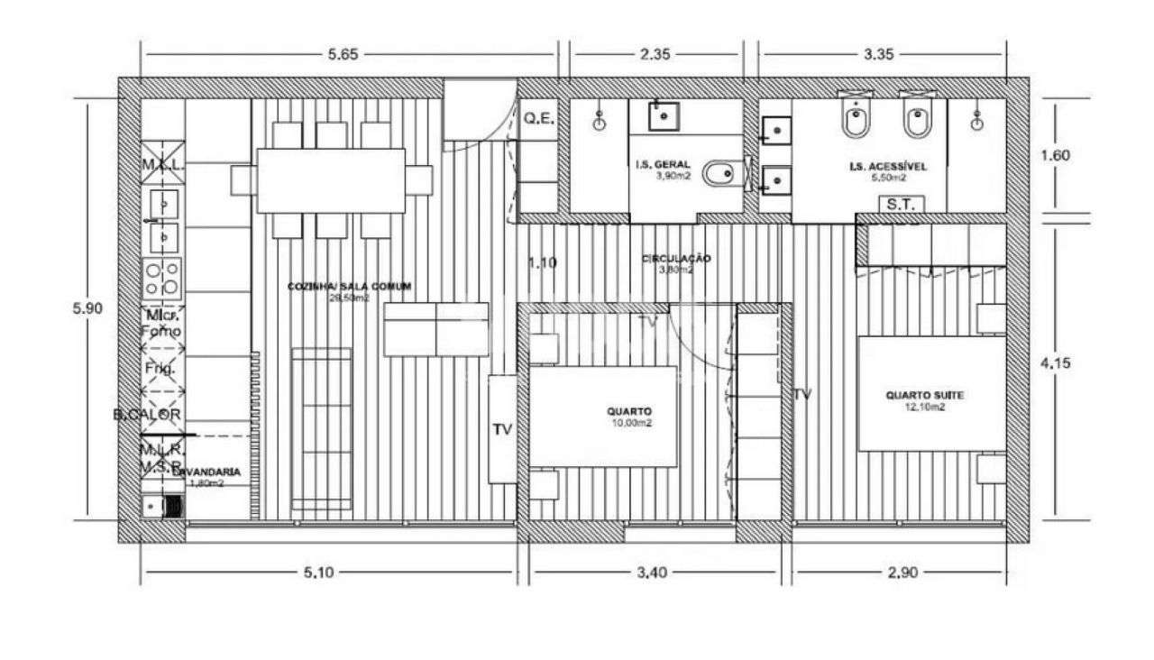 Apartamento T2, localizado na Praia do Furadouro, em Ovar - Grande imagem: 3/50