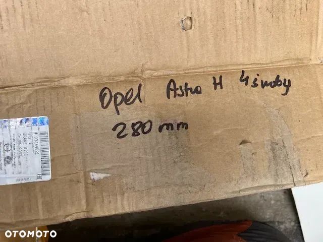 OPEL ASTRA III H NOWE GM Tarcze klocki hamulcowe przednie przód 280mm 4 śruby - 4