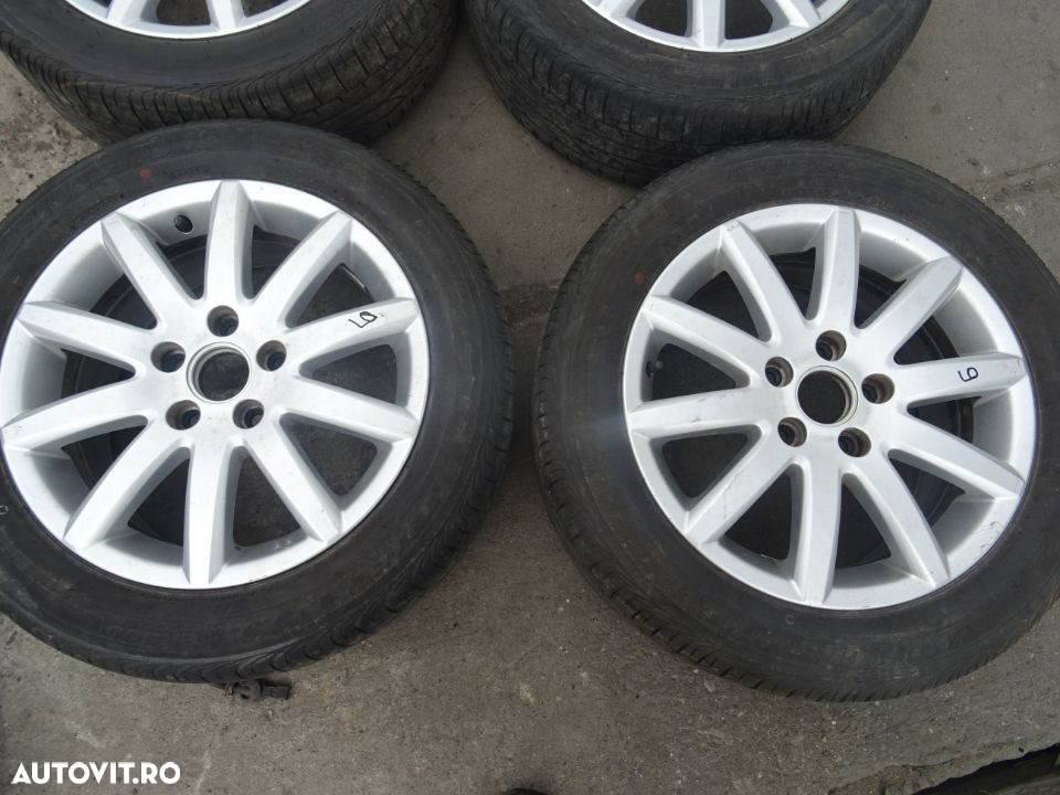 Vand Jante aliaj cu Cauciucuri Volkswagen Jetta 205/55 R16 6.5jx16h2 ET50 din 2008 cod:1K0601025e - 3