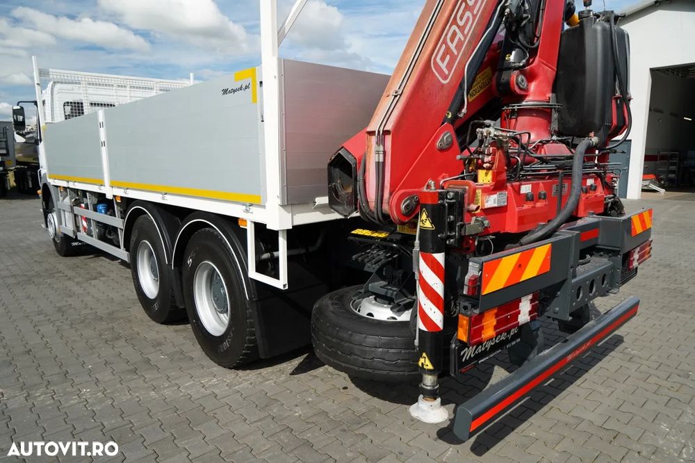 Mercedes-Benz / AXOR 2633 / 6X4 / LIVRARE - 6,55 M / PODEA REZISTENTĂ / FASSI F155 HDS / EXTENSIE: 10 M / CAPACITATE DE ÎNCĂRCARE MAXIMĂ 6.000 KG / MANUALĂ / RADIOCOMANDĂ / - 15