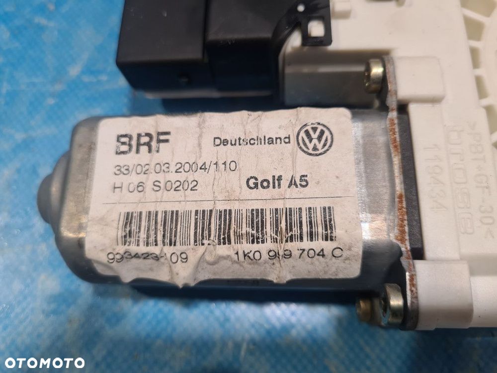 SILNICZEK SZYBY PRAWY TYŁ VOLKSWAGEN GOLF V - 2