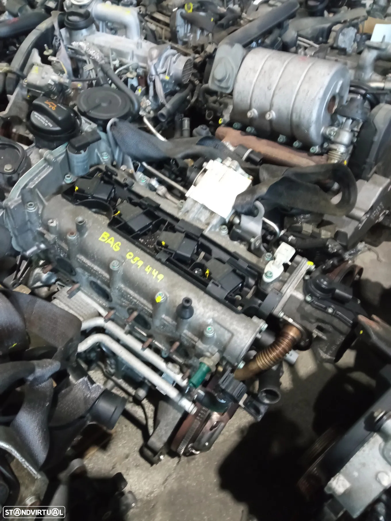 Motor Volkswagen Golf V 1.6 Fsi Ref: BAG - 2
