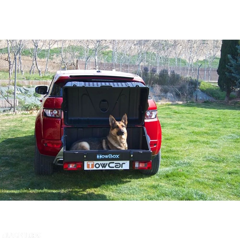 Cutie portbagaj pe carligul de remorcare Towbox V1 DOG negru ,Noua_Pret Importator, emitem Factura & Garantie - 4