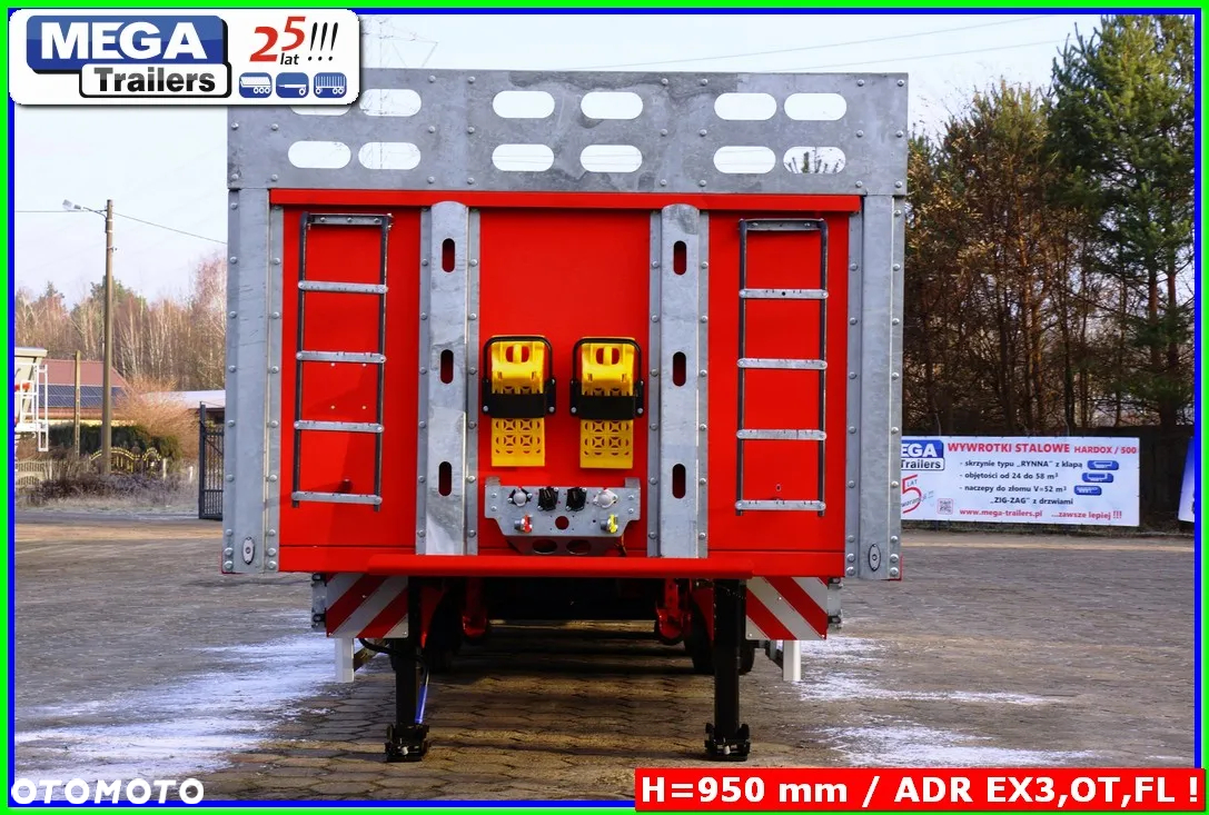 Inny Kontenerowa / budowlana 13.60 m, h=950 mm, full ADR EX3, OT, FL UNIWERSALNA !!! - 15