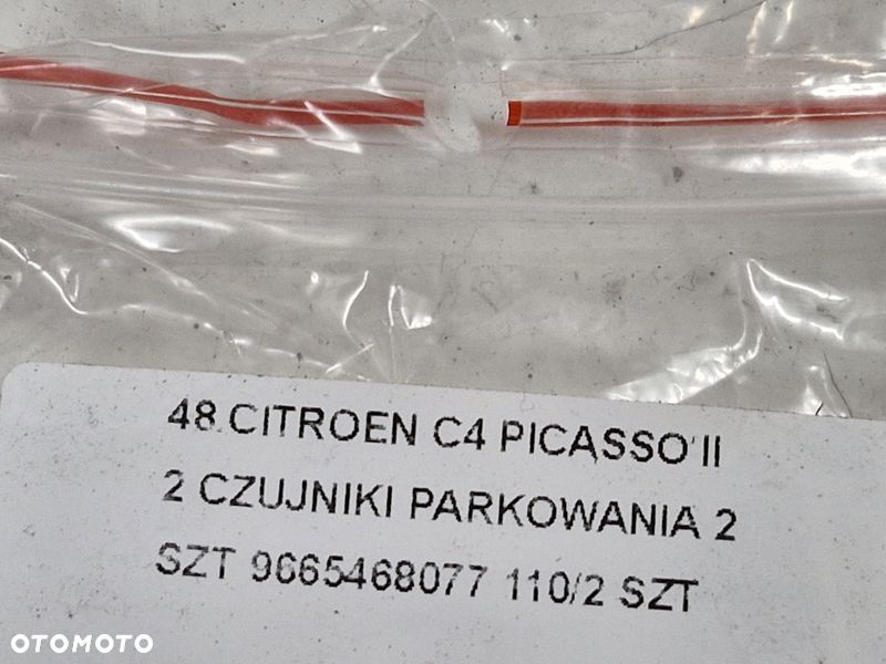 CITROEN C4 PICASSO II 2 CZUJNIK CZUJNIKI PARKOWANIA 2 SZT 9665468077 - 7