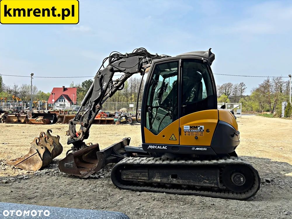 Mecalac 8 MCR MINI-KOPARKA 2017R. | MECALAC 6 MCR, JCB 8065 8080 8085 85 Z  VOLVO ECR 88, CAT 308, 307 , BOBCAT 80 KOMATSU PC 88 - 15