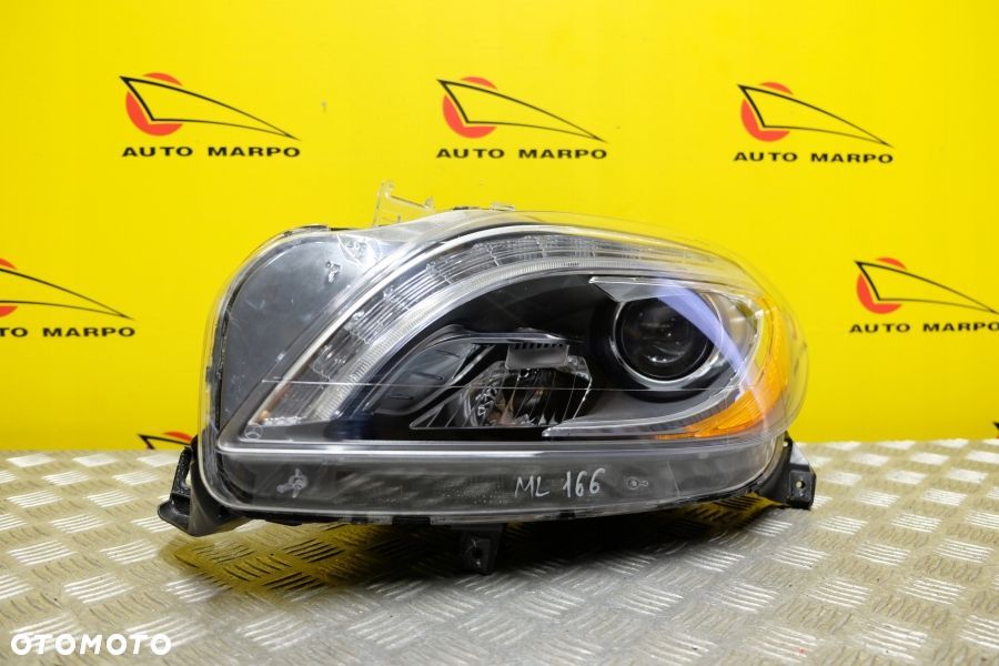 MERCEDES ML W166 2012- REFLEKTOR LAMPA XENON Z LED LEWA USA - 3