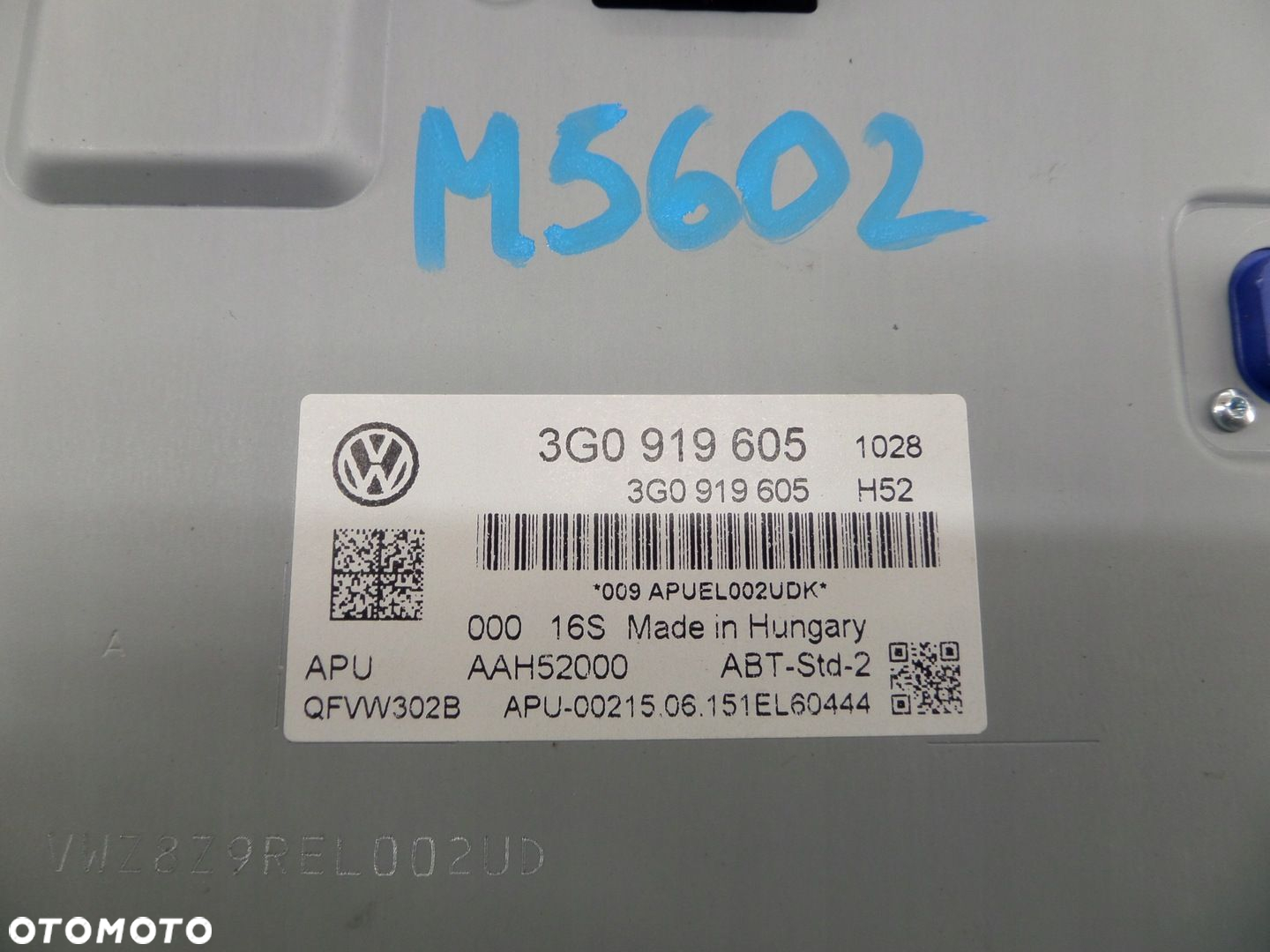 VW PASSAT B8 GOLF 7 VII TIGUAN 3G0919605 RADIO MONITOR - 3
