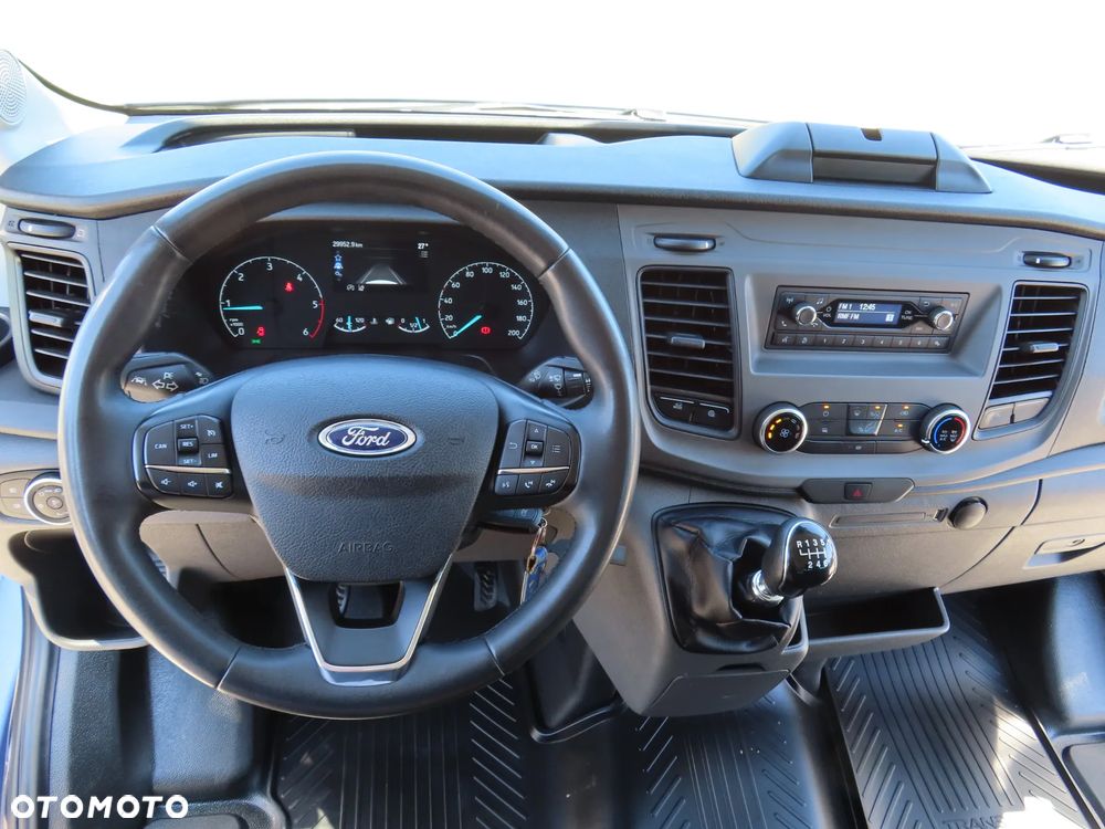 Ford TRANSIT 2.0 DCiV 130 Km EcoBlue TREND L3 Podwójna Kabina Doka Dubel Brygadowy MIXTO 7-Mio Os.+1073 Kg Ład. Skrzynia 2410 mm Dł. Renomowanej Firmy SCATTOLINI Rozstaw Osi 3504 mm WZMACNIANY HAK 3000 Kg 29 Tys Km Przeb. Stan Auta JAK NOWY POLECAM - 36