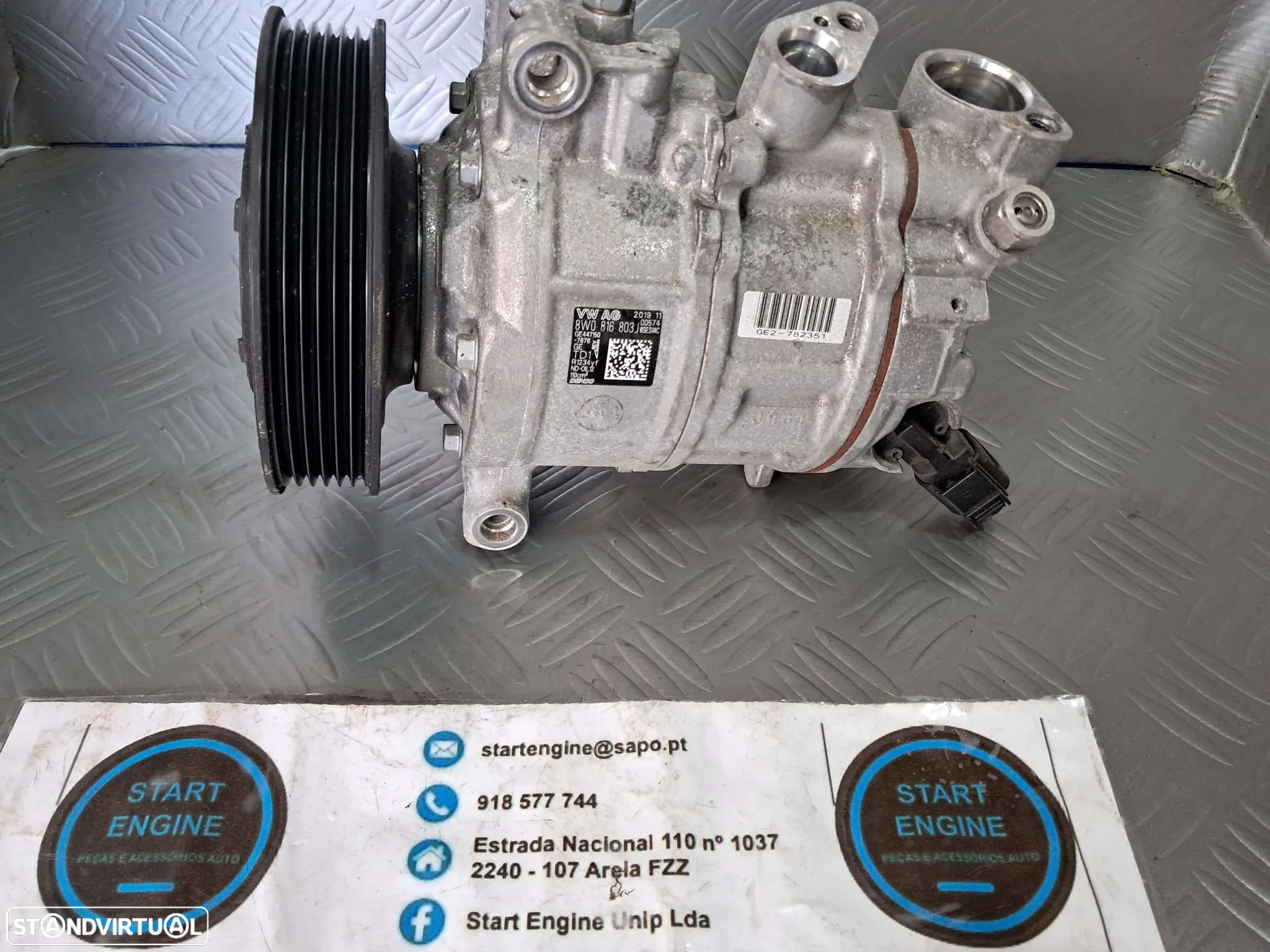 Compressor do ar condicionado Audi A4 B9 Audi A5 Ref. 8W0816803J - 3