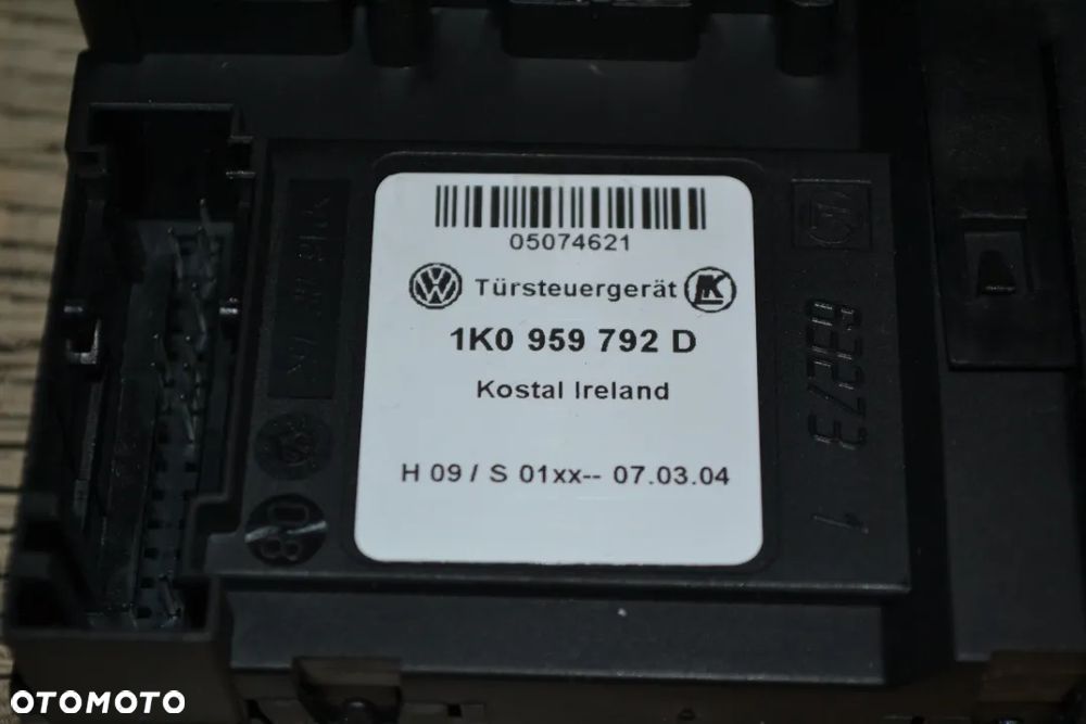VW AUDI SEAT SILNICZEK SZYBY MODUŁ PRAWY 1K0959792D - 2