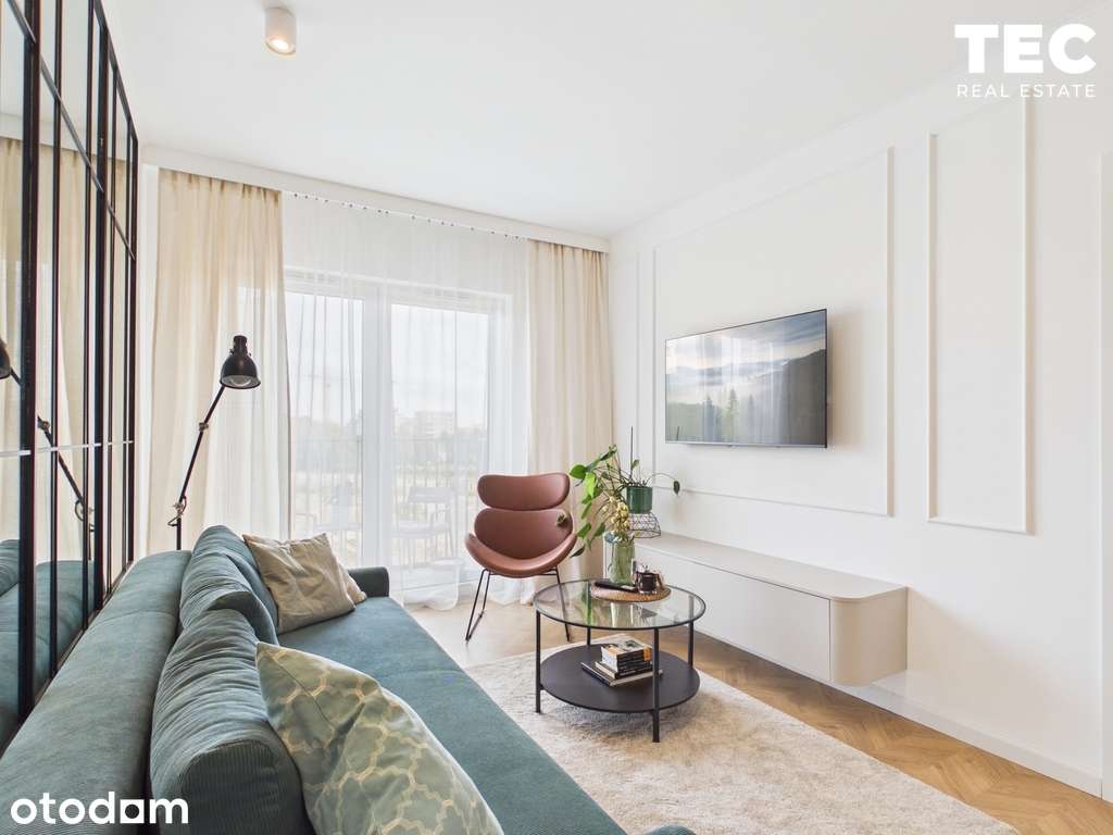 Stylowy apartament 43 m²| W pełni wyposażony |