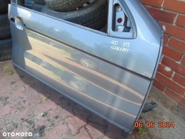 BMW x5 e53 drzwi prawe przód przednie prawa ładne w kolor 400 STAHLgrau DOSTAWA - 4