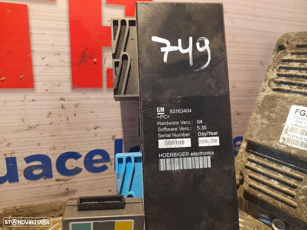 MODULO ELECTRONICO OPEL TIGRA TWINTOP 2004 -93163404 55198928BX 13144390 - 2