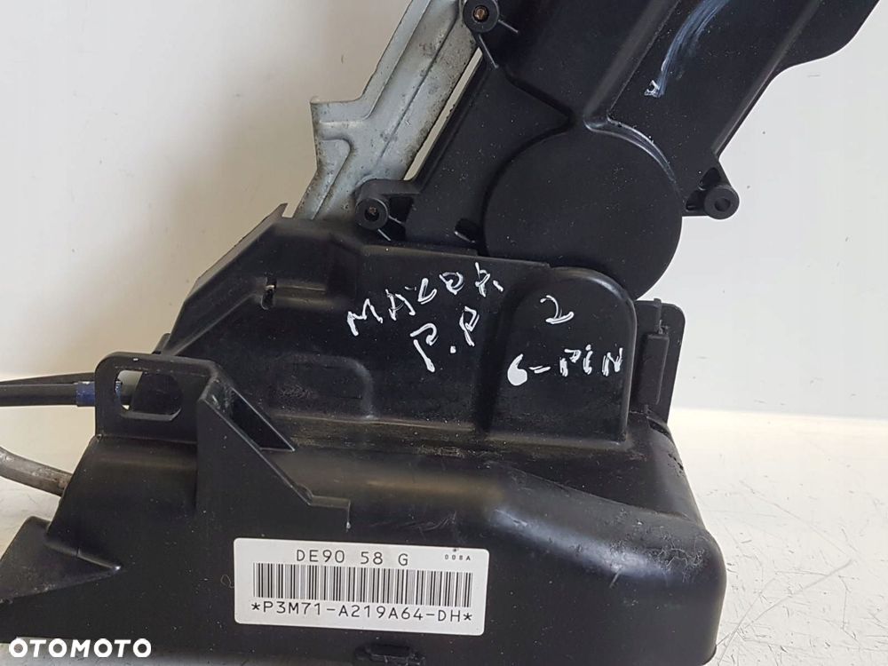 MAZDA 2 II 02- ZAMEK PRAWY PRZÓD PRZEDNI EU 6PIN - 3