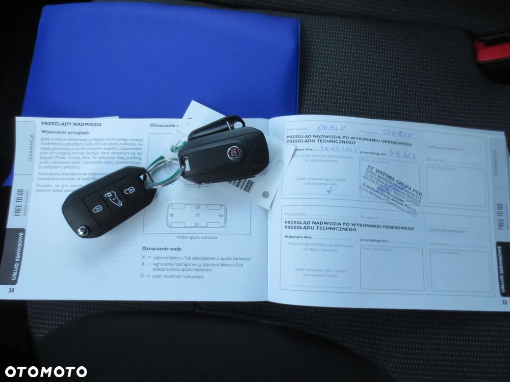 Fiat DOBLO SALON POLSKA ORYGINAŁ MAŁY PRZEBIEG - 36