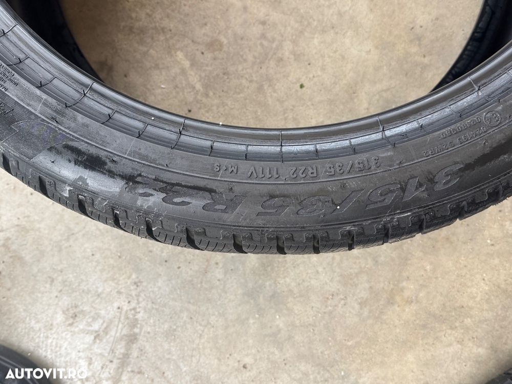 Vând set anvelope 275/40/22-315/35/22 Pirelli de iarnă noi - 4