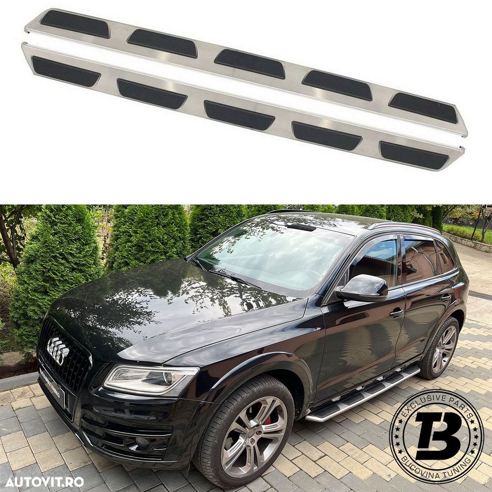 Praguri Aluminiu compatibile cu Audi Q5 8R - 1