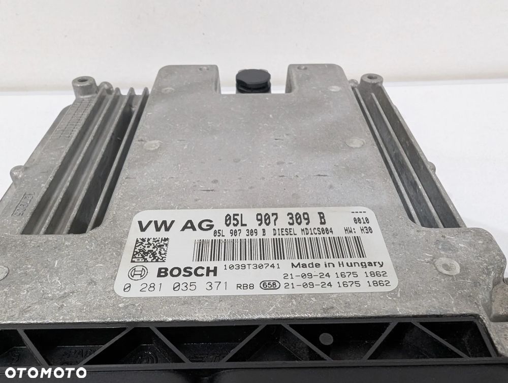 VW PASSAT B8 2.0 TDI ARTEON TOURAN SEAT SKODA AUDI KOMPUTER STEROWNIK SILNIKA 05L907309B - 6