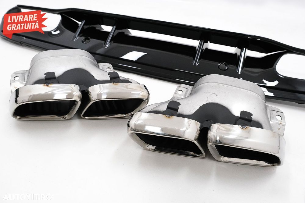 Difuzor Mercedes C-Class W205 S205 (2014-2020) C63S Design cu Ornamente pentru bar- livrare gratuita - 12