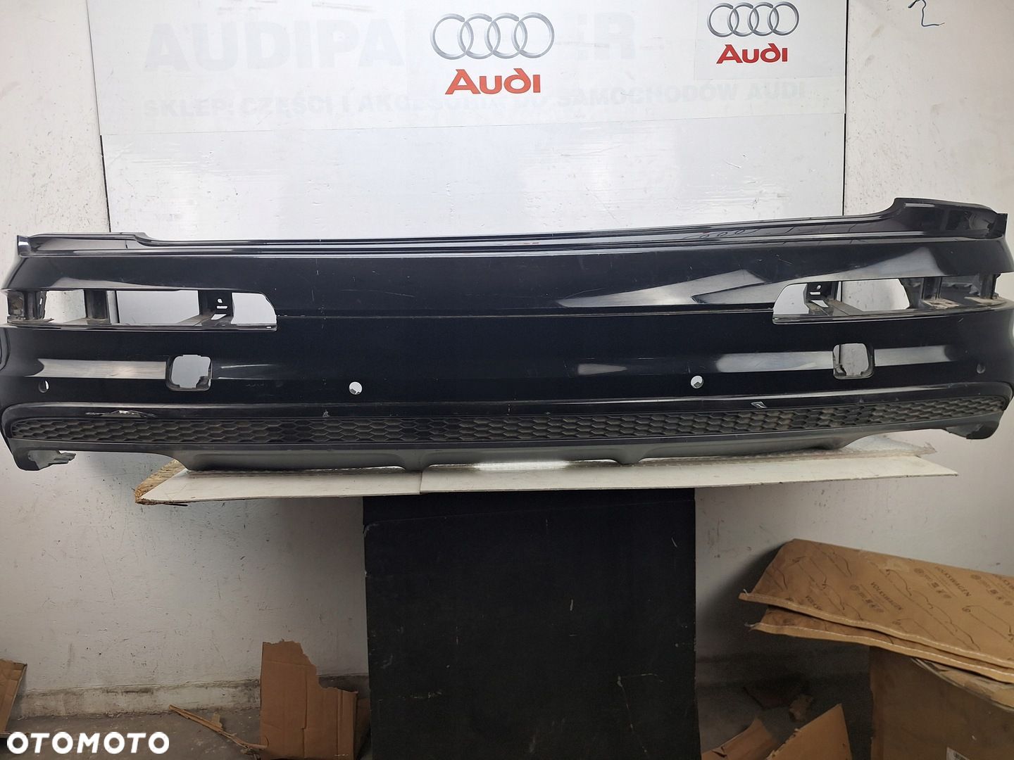 ZDERZAK SPOJLER DYFUZOR AUDI Q7 4M 4M0 PO LIFCIE LIFT S-LINE BLACK 2020-24 - 1
