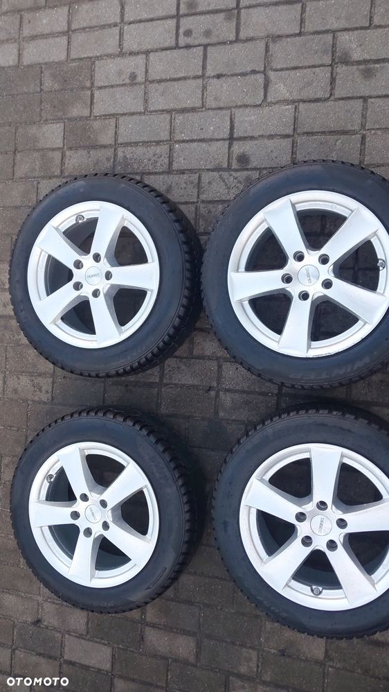 Komplet kół zimowych Dezent SKODA VW AUDI MERCEDES 7.0" x 16" 5x112 ET 52 205/60r16 zima - 1
