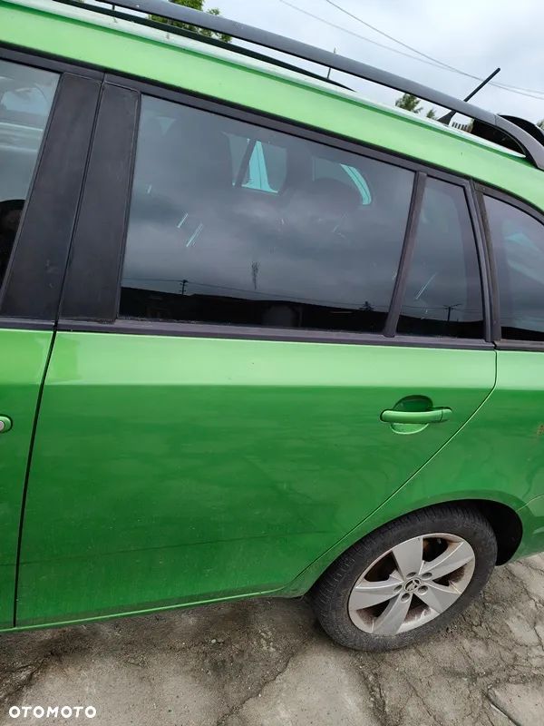 SKODA FABIA II 13r KOMBI DRZWI LEWY TYŁ TYLNE LF6Z GOŁE