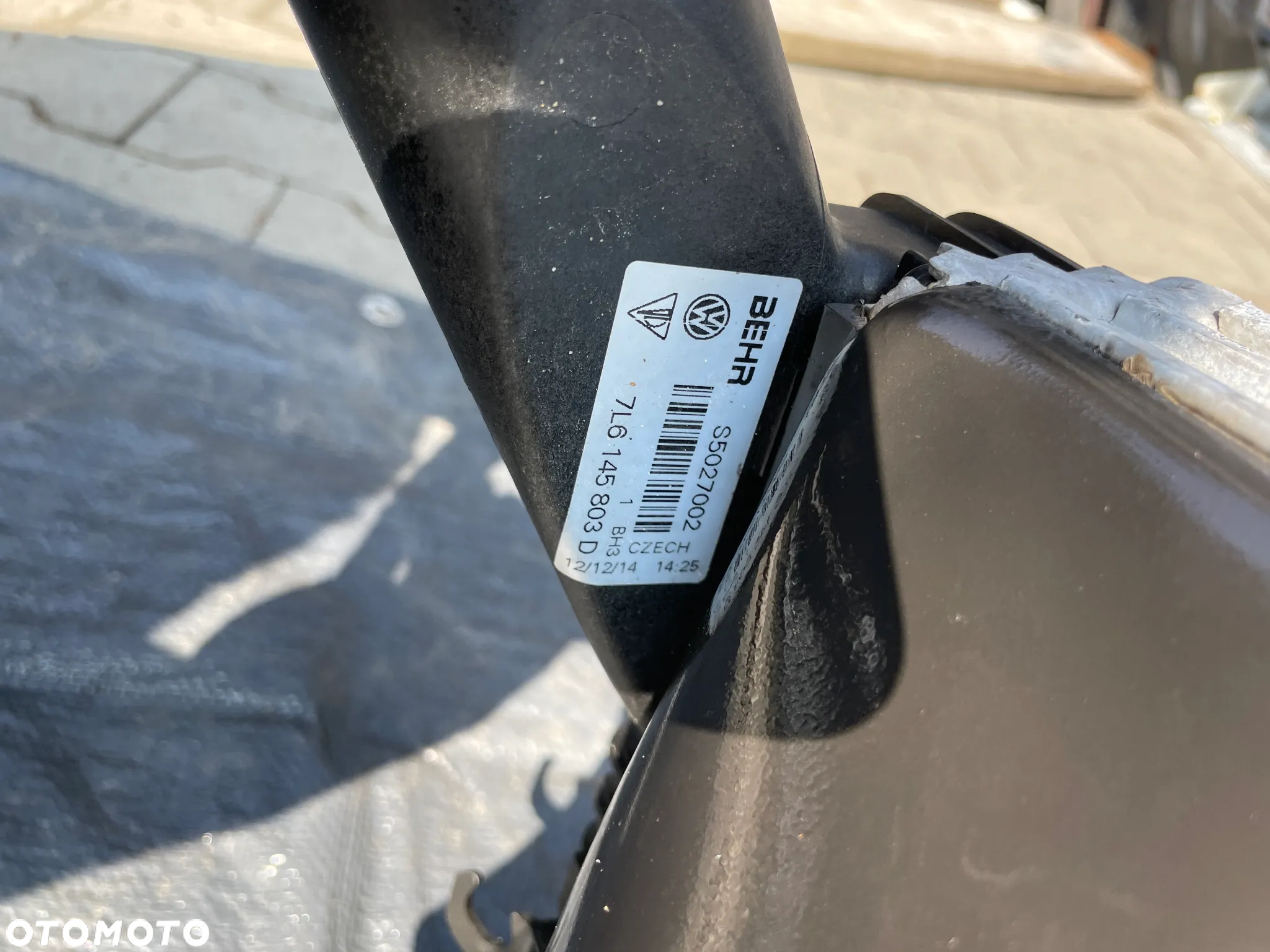 INTERCOOLER chłodnica powietrza lewy prawy  TOUAREG 7P AUDI Q7 4L 3.0 TDI 7L6145803D 7L6145804D - 3